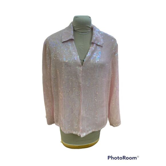 Sequin Jacket by Together.  Plus size 22.  Collared hook closure Swiftie Lover - Picture 4 of 13